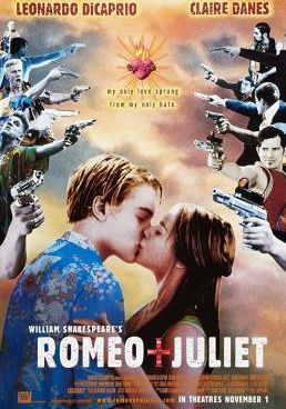 วิลเลี่ยม เชคส์เปียร์ โรมิโอ+จูเลียต 1996 โปสเตอร์