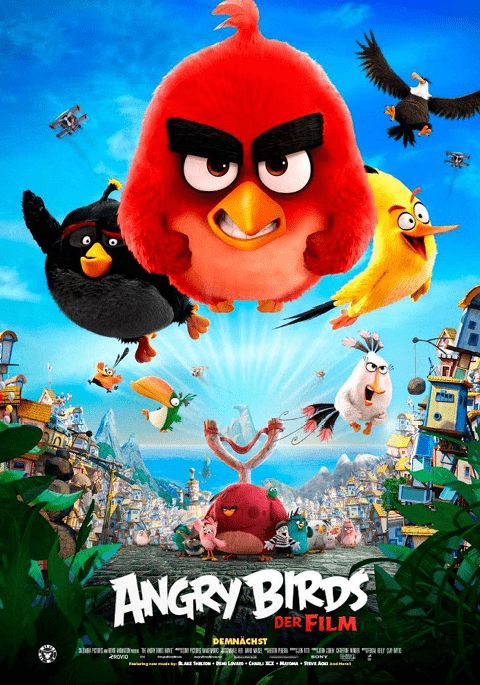 โปสเตอร์ แองกรี้ เบิร์ดส เดอะ มูฟวี่ (2016)
